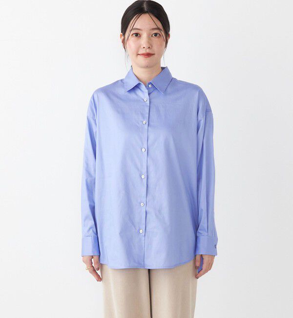 SHIPS Colors 「SHIPS Colors: 〈手洗い可能〉ソリッド オーバー シャツ◇」|シャツ・ブラウス|