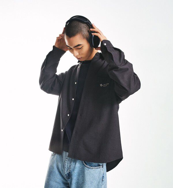 SHIPS「City Ambient Products: レギュラーカラー ツイル オーバー シャツ」|シャツ・ブラウス|