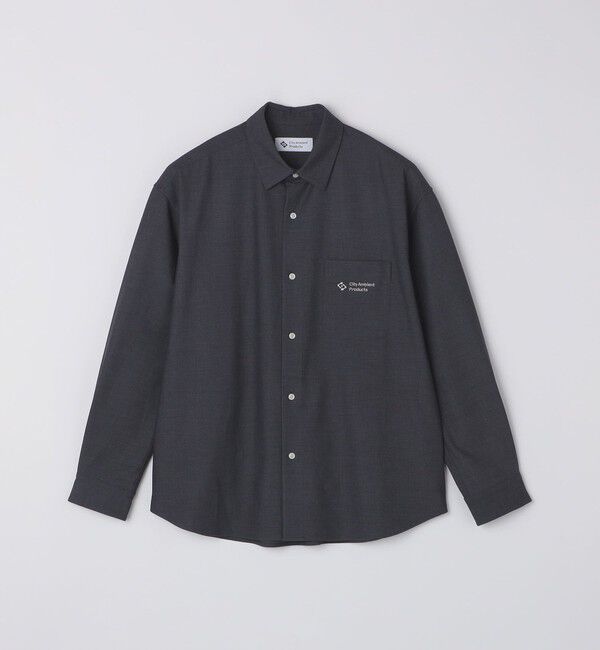 SHIPS「City Ambient Products: レギュラーカラー ツイル オーバー シャツ」|シャツ・ブラウス|