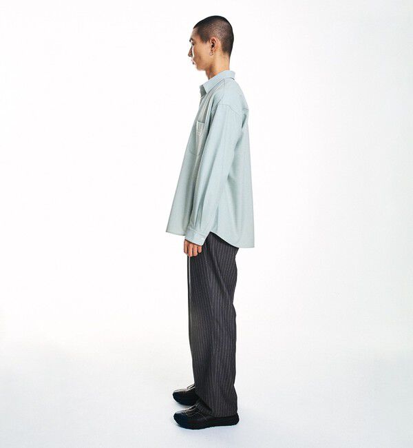 SHIPS「City Ambient Products: レギュラーカラー ツイル オーバー シャツ」|シャツ・ブラウス|