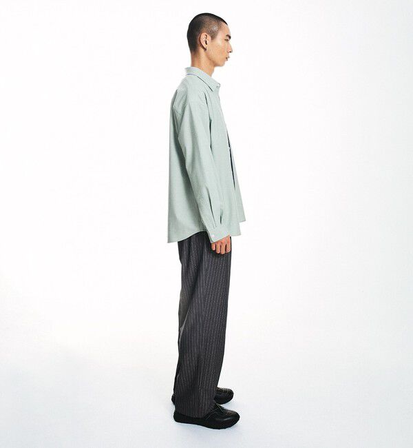 SHIPS「City Ambient Products: レギュラーカラー ツイル オーバー シャツ」|シャツ・ブラウス|