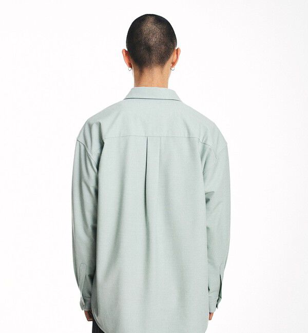 SHIPS「City Ambient Products: レギュラーカラー ツイル オーバー シャツ」|シャツ・ブラウス|