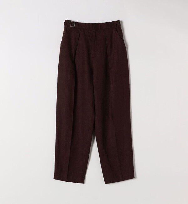 SHIPS any「SHIPS any:〈洗濯機可能〉ヨーロピアンフラックス リネン タック グルカ イージー パンツ」|その他|