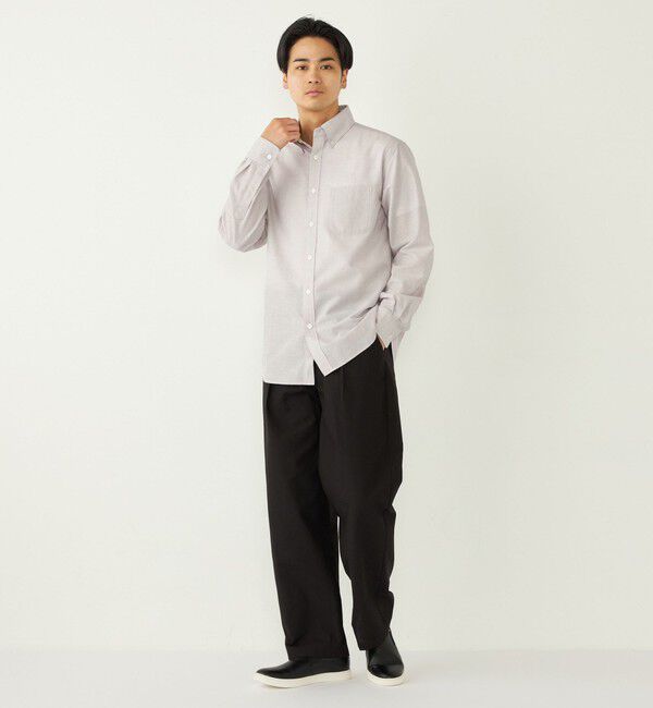 SHIPS Colors 「SHIPS Colors:リネン COOLMAX(R) ミックス シャツ◇」|シャツ・ブラウス|