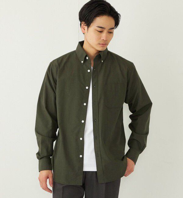 SHIPS Colors 「SHIPS Colors:リネン COOLMAX(R) ミックス シャツ◇」|シャツ・ブラウス|