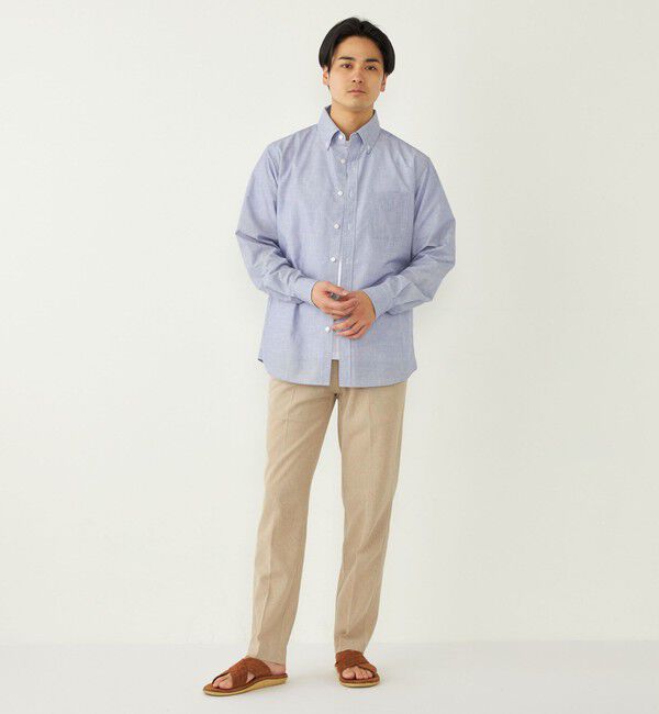 SHIPS Colors 「SHIPS Colors:リネン COOLMAX(R) ミックス シャツ◇」|シャツ・ブラウス|