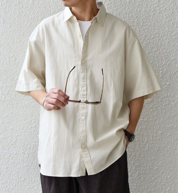 SHIPS any「SHIPS any:〈洗濯機可能〉コットン/リネン レギュラーカラー シャツ◇」|シャツ・ブラウス|