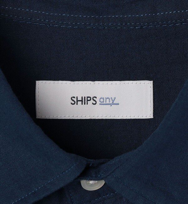 SHIPS any「SHIPS any:〈洗濯機可能〉コットン/リネン レギュラーカラー シャツ◇」|シャツ・ブラウス|