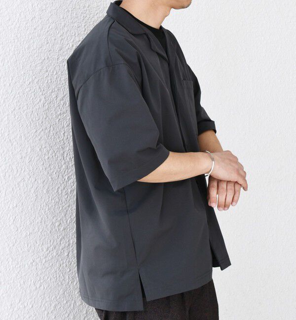 SHIPS any「【WEB限定】SHIPS any:〈軽量/ストレッチ〉エアライト リラックス オープンカラーシャツ◇」|シャツ・ブラウス|