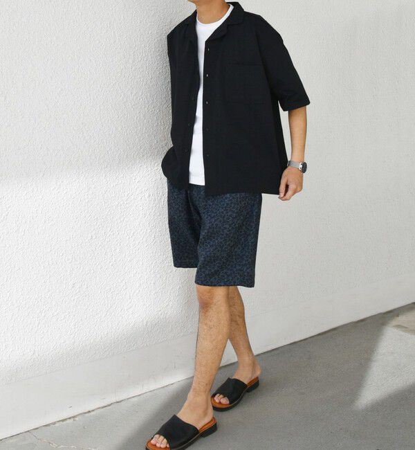 SHIPS any「【WEB限定】SHIPS any:〈軽量/ストレッチ〉エアライト リラックス オープンカラーシャツ◇」|シャツ・ブラウス|