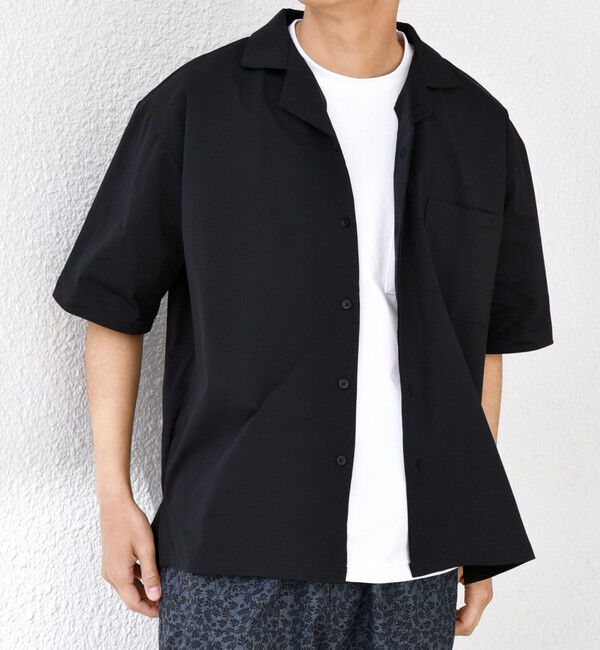 SHIPS any「【WEB限定】SHIPS any:〈軽量/ストレッチ〉エアライト リラックス オープンカラーシャツ◇」|シャツ・ブラウス|