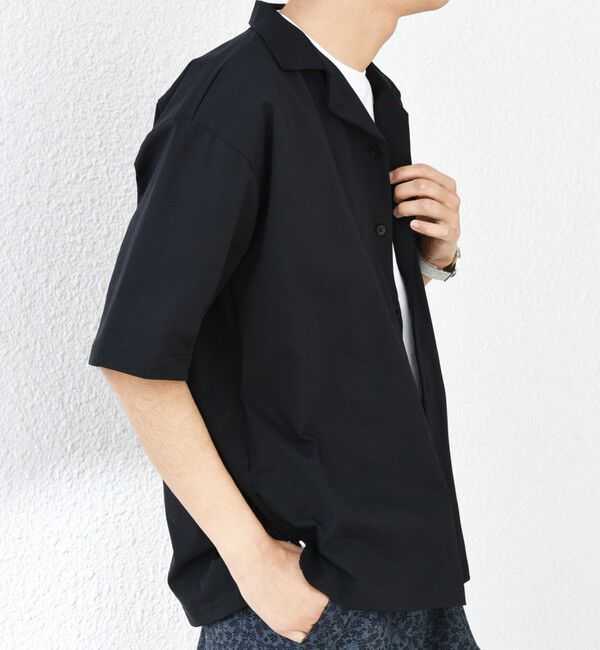 SHIPS any「【WEB限定】SHIPS any:〈軽量/ストレッチ〉エアライト リラックス オープンカラーシャツ◇」|シャツ・ブラウス|