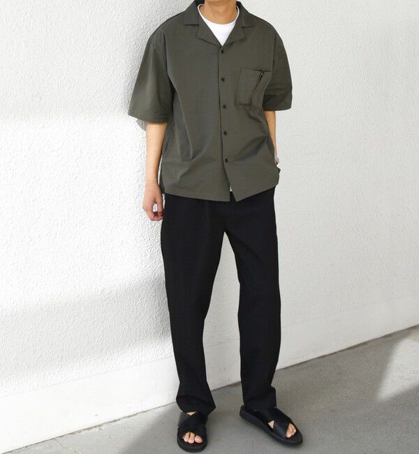 SHIPS any「【WEB限定】SHIPS any:〈軽量/ストレッチ〉エアライト リラックス オープンカラーシャツ◇」|シャツ・ブラウス|