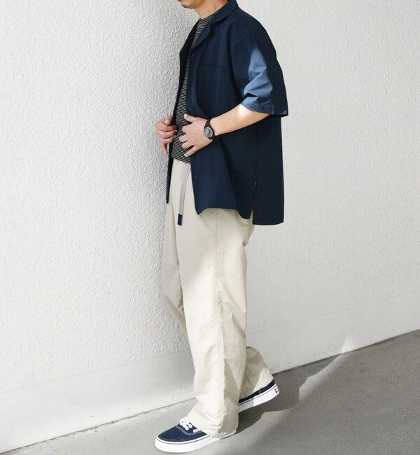 SHIPS any「【WEB限定】SHIPS any:〈軽量/ストレッチ〉エアライト リラックス オープンカラーシャツ◇」|シャツ・ブラウス|