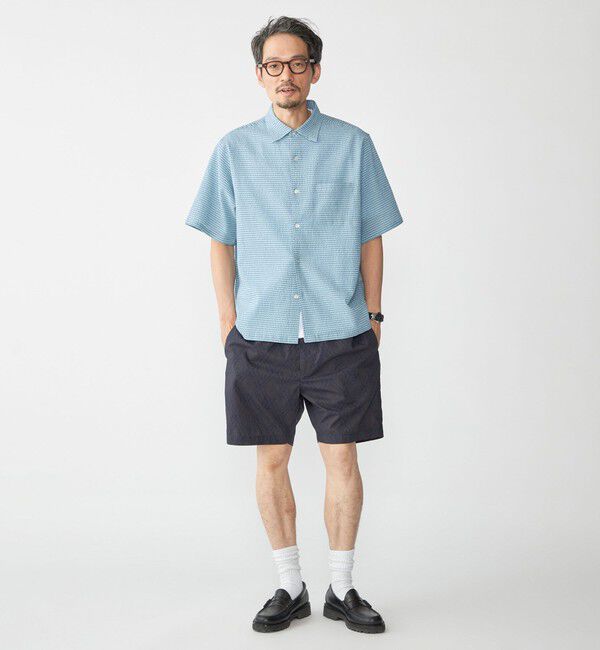 SHIPS「SHIPS: エアー サッカー レギュラーカラー ショートスリーブ シャツ」|シャツ・ブラウス|