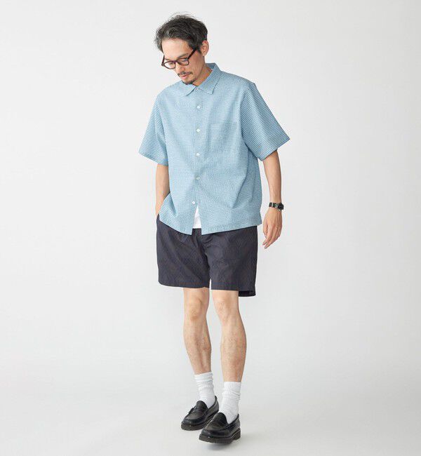 SHIPS「SHIPS: エアー サッカー レギュラーカラー ショートスリーブ シャツ」|シャツ・ブラウス|