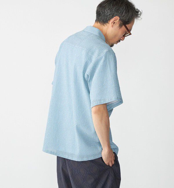 SHIPS「SHIPS: エアー サッカー レギュラーカラー ショートスリーブ シャツ」|シャツ・ブラウス|