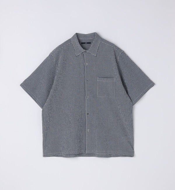 SHIPS「SHIPS: エアー サッカー レギュラーカラー ショートスリーブ シャツ」|シャツ・ブラウス|