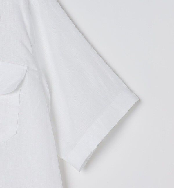 SHIPS「CORDINGS: リネン ショートスリーブ シャツ」|シャツ・ブラウス|