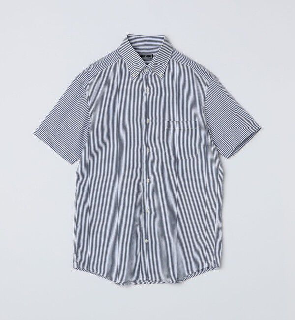 SHIPS「SHIPS: ショート スリーブ パナマ ロンドンストライプ シャツ」|シャツ・ブラウス|