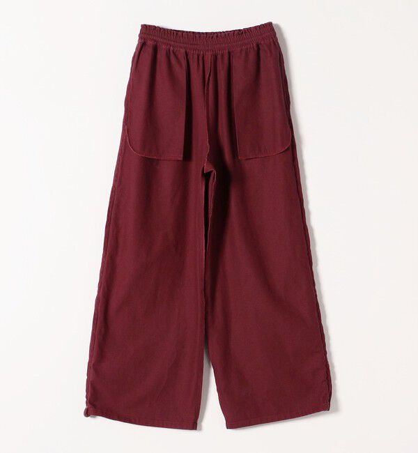 SHIPS any「bon_meur:〈手洗い可能〉ブレイド ロープ デザイン タッセル ワイド パンツ」|その他|