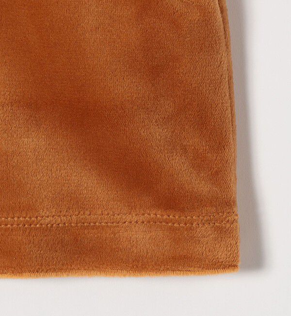 SHIPS any「SHIPS any:〈洗濯機可能〉ポリエステル ベロア ハーフスリーブ コンパクト TEE」|Tシャツ・カットソー|