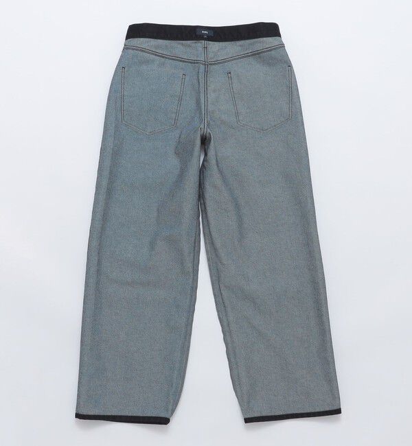 SHIPS「SHIPS: フロッキー ワイド デニム パンツ」|デニム|