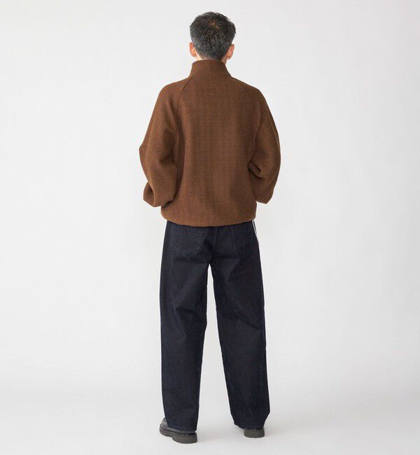 SHIPS「SHIPS: フロッキー ワイド デニム パンツ」|デニム|