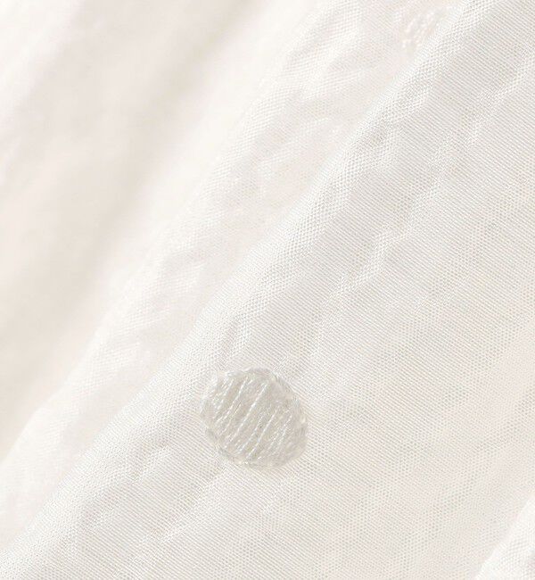 SHIPS any「《追加予約》【WEB限定】SHIPS any:〈手洗い可能〉シアー ドット レギュラーカラー ギャザー シャツ」|シャツ・ブラウス|