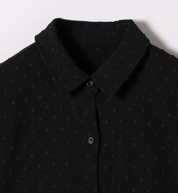 SHIPS any「SHIPS any:〈洗濯機可能〉カットドビー ジャージー パフ シャツ」|Tシャツ・カットソー|