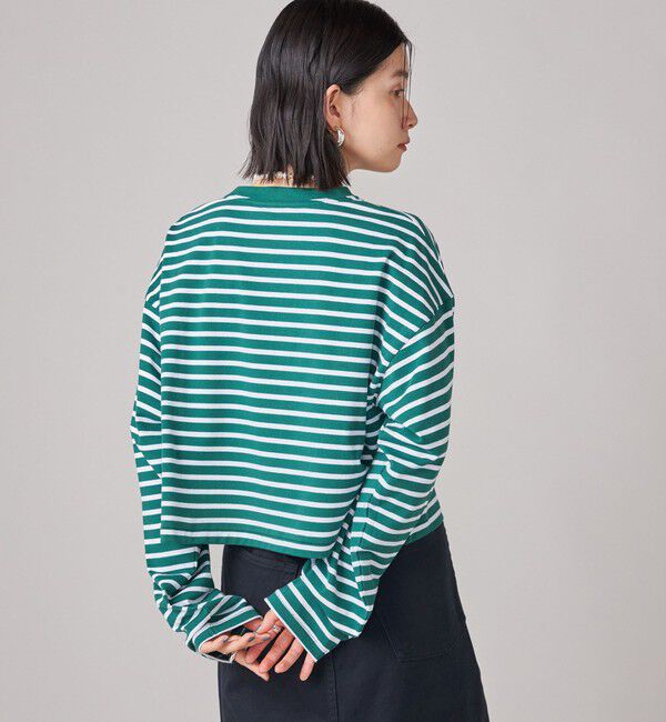 SHIPS for women「SHIPS NINE CASE:ボーダー 長袖 TEE」|Tシャツ・カットソー|