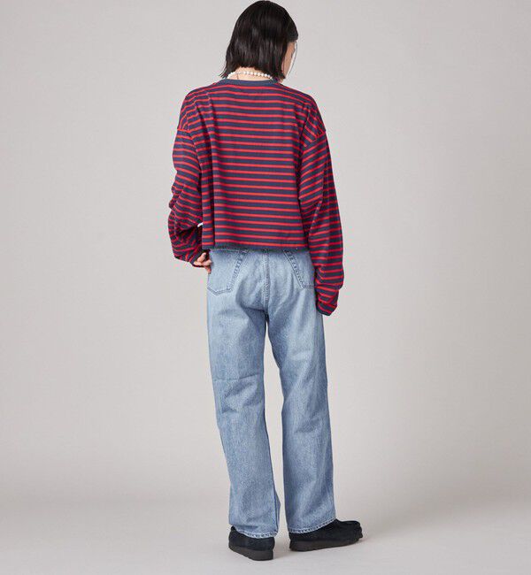 SHIPS for women「SHIPS NINE CASE:ボーダー 長袖 TEE」|Tシャツ・カットソー|