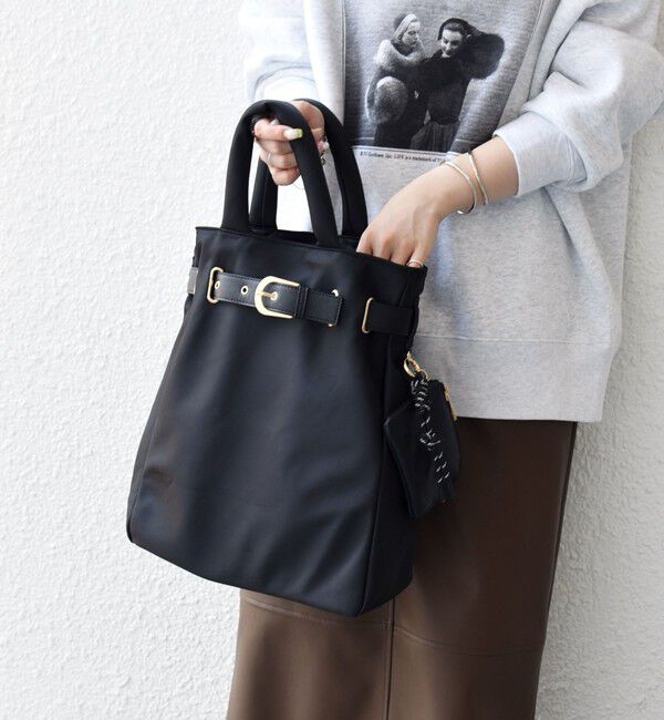 SHIPS any「SHIPS any: バックル ベルト デザイン A4 トート バッグ」|トートバッグ|