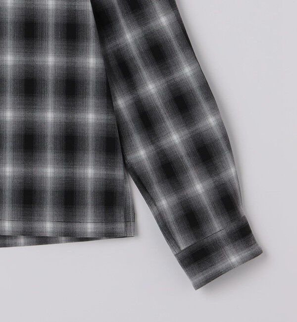 SHIPS「City Ambient Products: オンブレ チェック シャツ ジップ アウター」|シャツ・ブラウス|