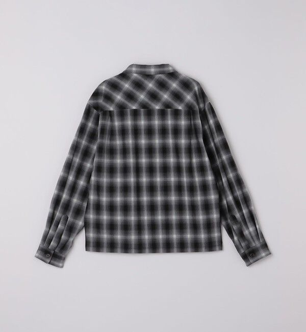 SHIPS「City Ambient Products: オンブレ チェック シャツ ジップ アウター」|シャツ・ブラウス|