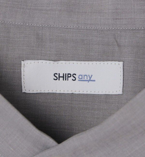 SHIPS any「SHIPS any: LIM BLESS ソリッド / ストライプ バンドカラー シャツ 25AW◇」|シャツ・ブラウス|