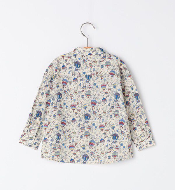 SHIPS KIDS「SHIPS KIDS:80～90cm / リバティ プリント 長袖 シャツ」|シャツ・ブラウス|