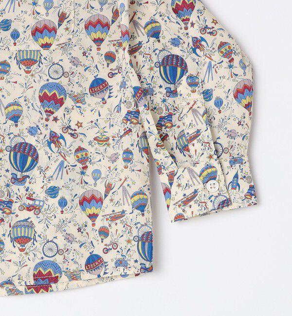 SHIPS KIDS「SHIPS KIDS:80～90cm / リバティ プリント 長袖 シャツ」|シャツ・ブラウス|