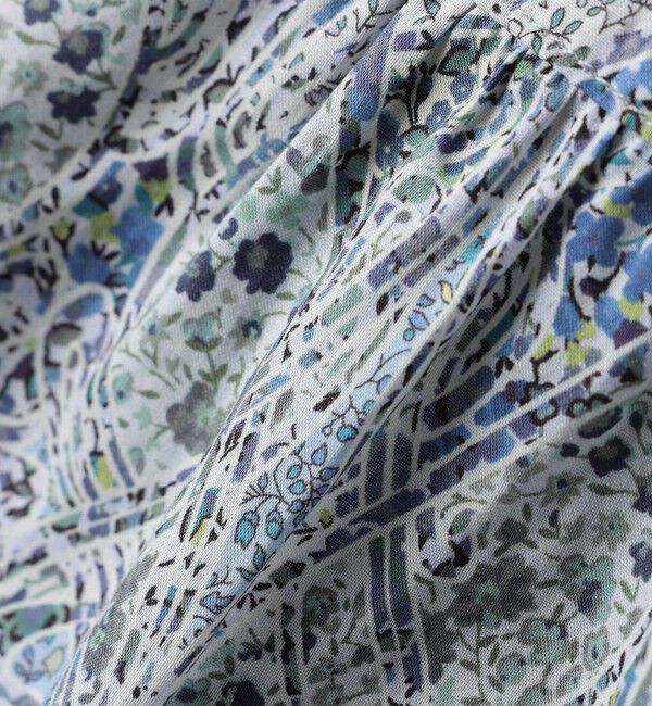 SHIPS KIDS「SHIPS KIDS:80～90cm / リバティ フリルカラー ブラウス」|シャツ・ブラウス|