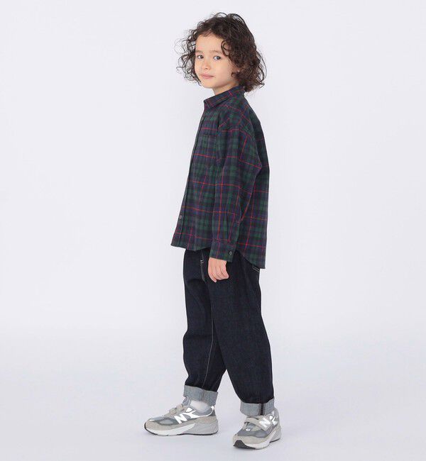 SHIPS KIDS「SHIPS KIDS:100～130cm / ネル チェック シャツ」|シャツ・ブラウス|