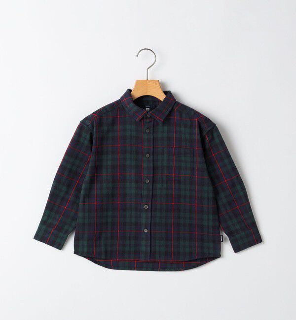 SHIPS KIDS「SHIPS KIDS:100～130cm / ネル チェック シャツ」|シャツ・ブラウス|