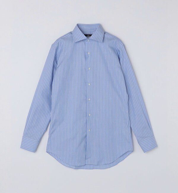 SHIPS「SHIPS:〈FUNCTION〉イージーアイロン オルタネイトストライプ ワイドカラー シャツ」|シャツ・ブラウス|