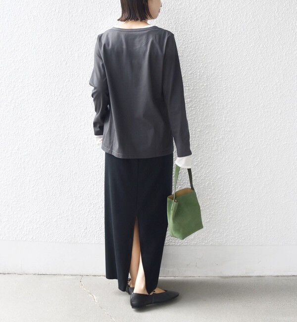 SHIPS for women「レイヤード ライク ヘンリーネック プルオーバー」|Tシャツ・カットソー|