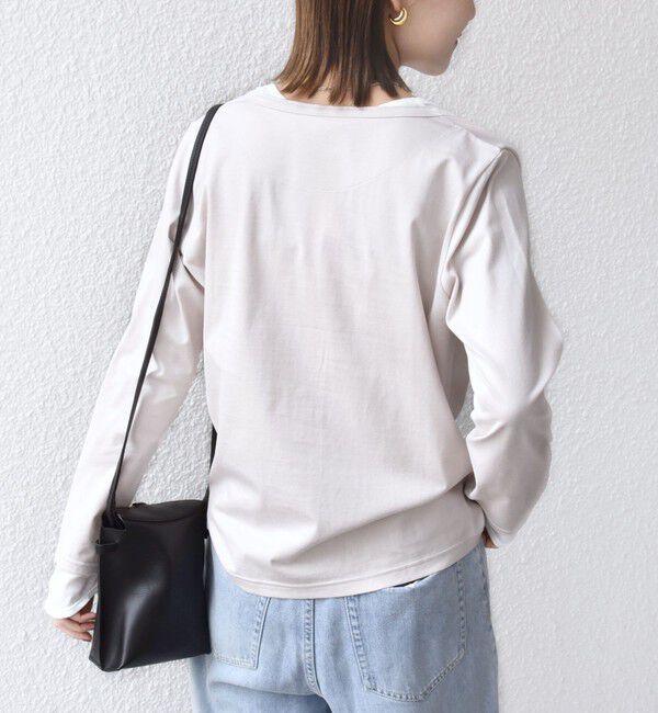 SHIPS for women「レイヤード ライク ヘンリーネック プルオーバー」|Tシャツ・カットソー|