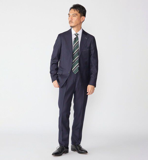 SHIPS「GUY ROVER: ハケメ ソリッド ワイドカラー シャツ」|シャツ・ブラウス|