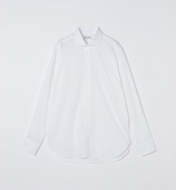 SHIPS「GUY ROVER: ハケメ ソリッド ワイドカラー シャツ」|シャツ・ブラウス|