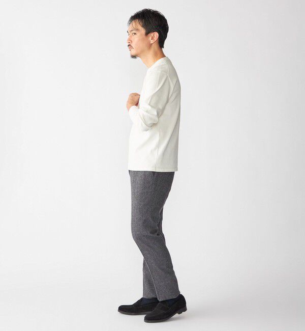 SHIPS「SHIPS:〈洗濯機可能〉コットン ウール TEXBRID(R) クルーネック プルオーバー ニット」|ニット・セーター|