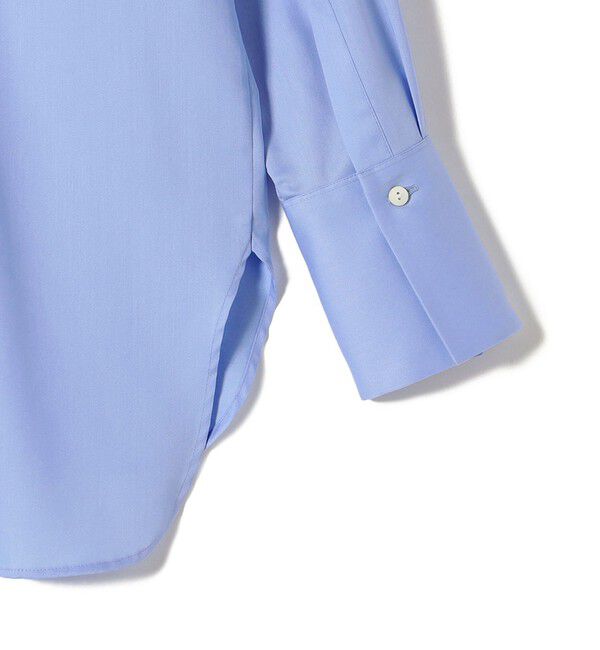 SHIPS for women「〈手洗い可能〉スーピマ コットン サテン シャツ」|シャツ・ブラウス|