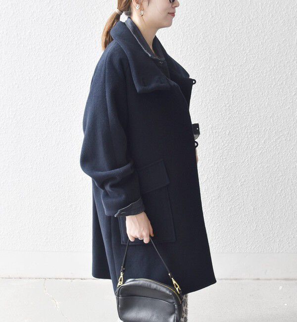 SHIPS any「SHIPS any: カシミヤ ミックス スタンドカラー ミドル コート」|その他|
