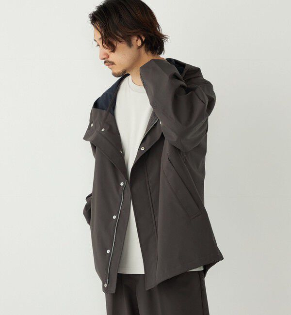 SHIPS Colors 「SHIPS Colors:〈撥水・防風・洗濯機可能〉3レイヤー ライト ジップ フード ブルゾン」|ブルゾン・スタジャン|